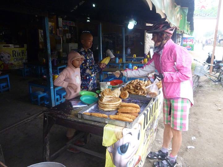 Buying local food using pointing and gestures only.