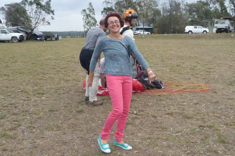 Annette models her new jeans on 19th after whopping in Musselbrook